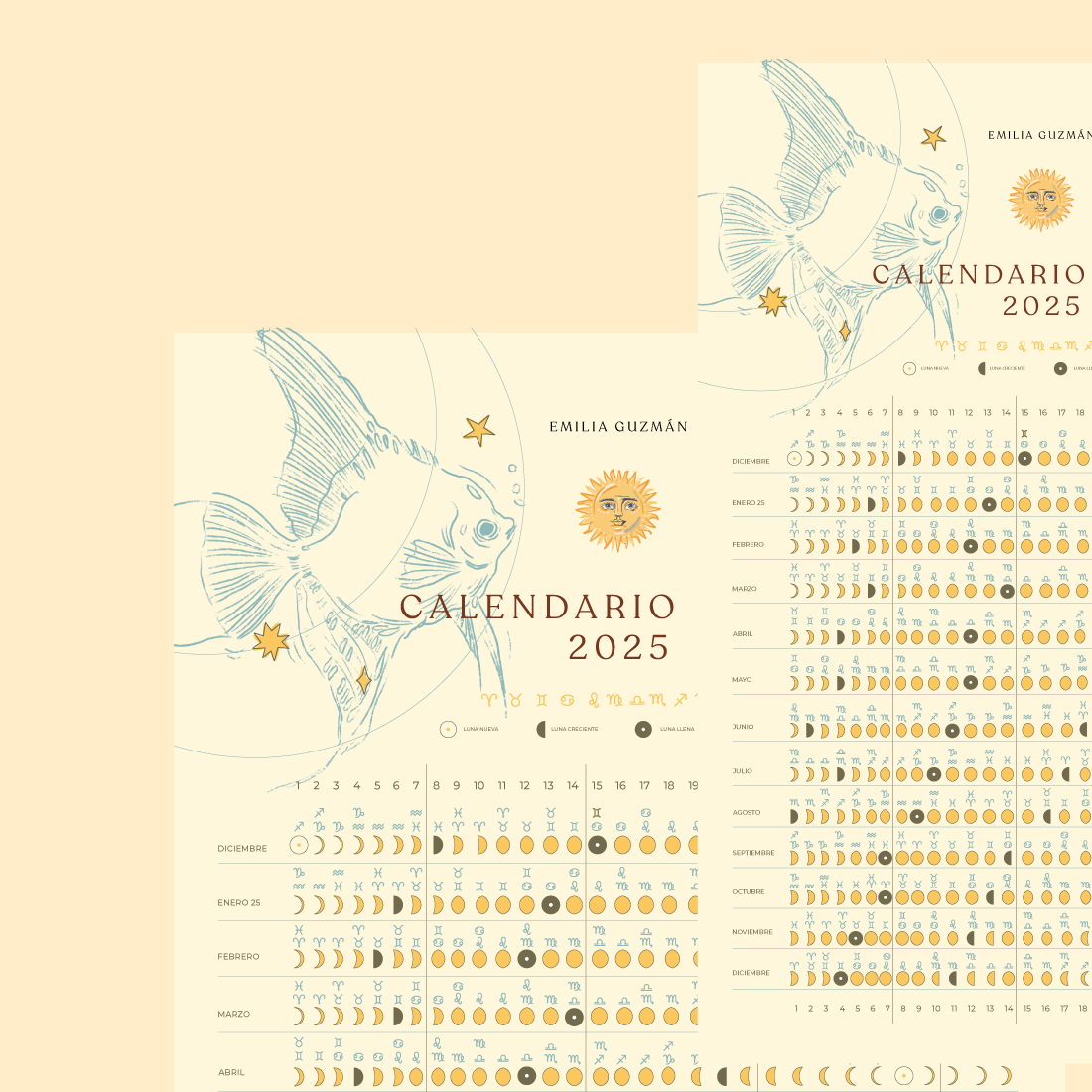 Digital: Calendario Lunar 2025