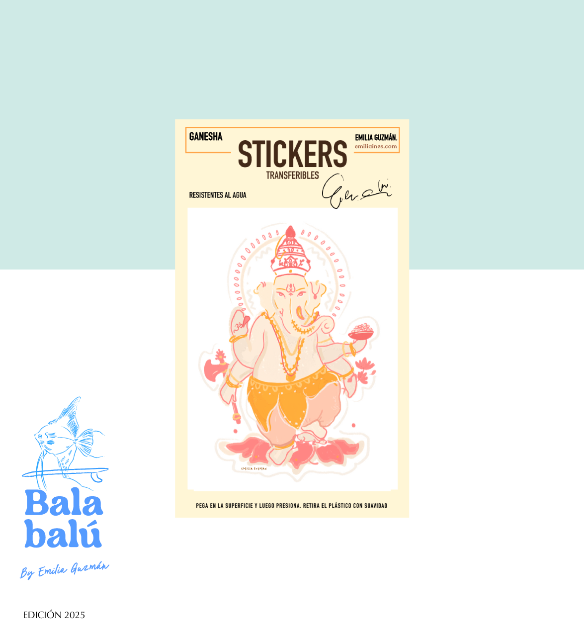 Transferible Sticker - GANESHA