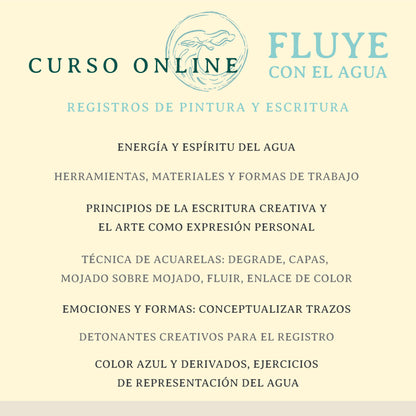 Curso Fluye con el Agua - Acuarelas