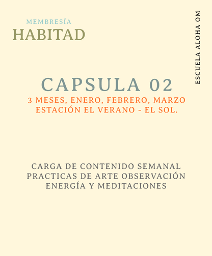 Habitad Membresía - Capsula 02 - 3 meses