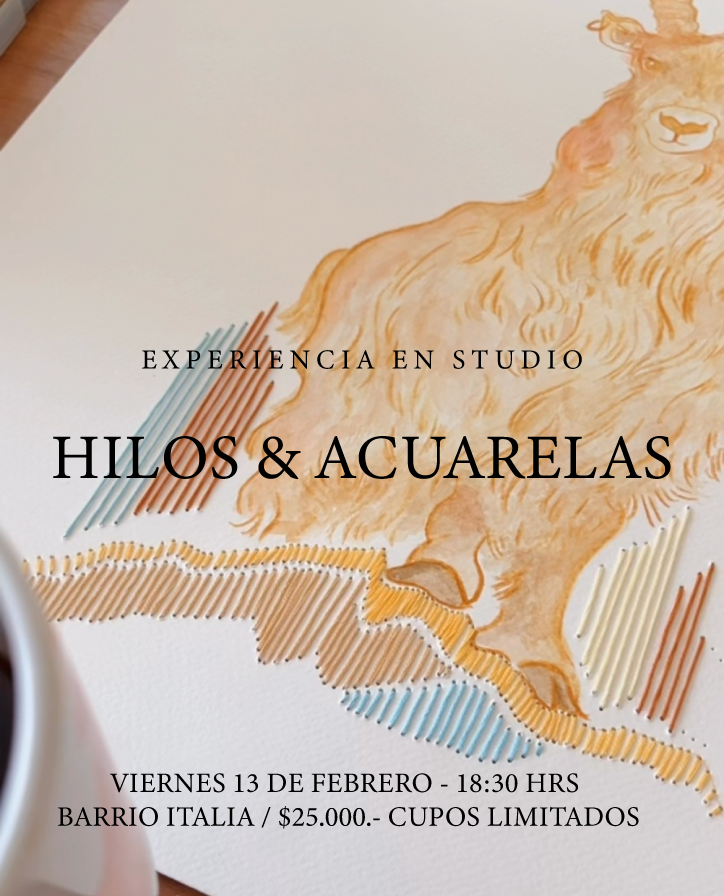 Hilos y Acuarelas - Experiencia Inmersión en Artes / Presencial